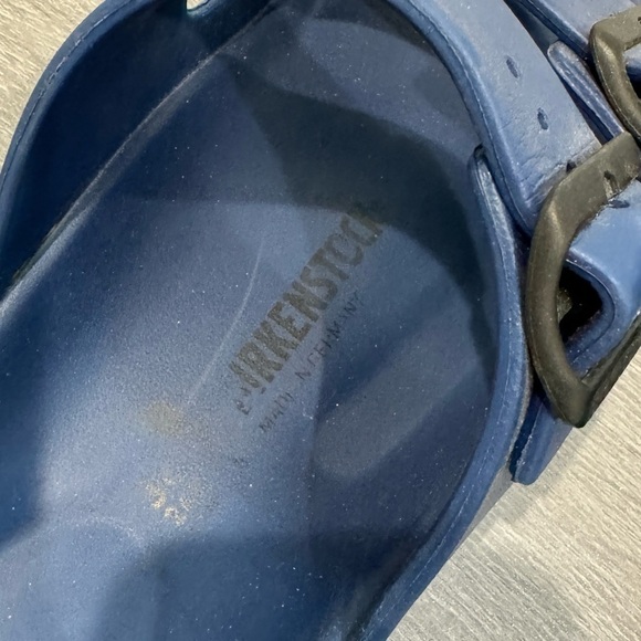 Birkenstock Navy Blue Arizona Women’s Buckle Slides (Size 38) - Picture 4 of 7